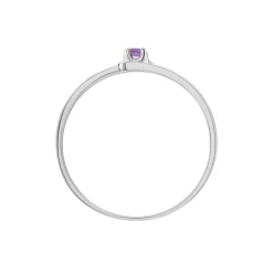 Histoire d'Or Bague Veroucha Or Blanc Amethyste