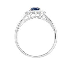 Bague Vladimir Or Blanc Saphir Diamants-Histoire d'Or Best