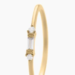 Bague Ylonna Plaque Or Jaune Oxyde De Zirconium-Histoire d'Or Discount