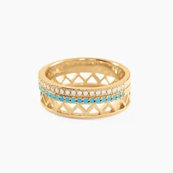 Bague Zoila Plaqué Or Jaune Oxyde De Zirconium-Histoire d'Or Hot