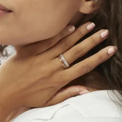 Bague Zoila Plaqué Or Jaune Oxyde De Zirconium-Histoire d'Or Hot