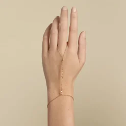 Histoire d'Or Bijou De Main Jaipur Acier Jaune