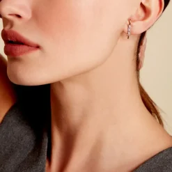 Bijou D'oreille Unitaire Alon Or Jaune Oxyde De Zirconium-Histoire d'Or Online