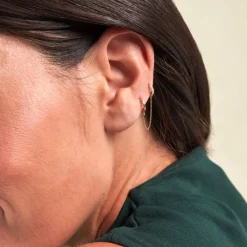 Bijou D'oreille Unitaire Briallen Or Jaune Oxyde De Zirconium-Histoire d'Or