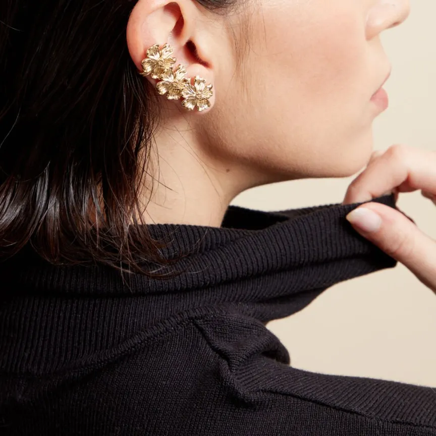 Bijou D'oreille Unitaire Dyonis Acier Jaune-Histoire d'Or Discount