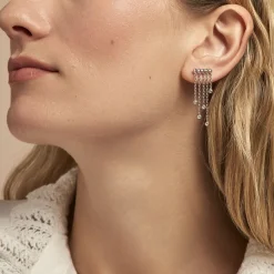 Bijou D'oreille Unitaire Fancy Argent Blanc-Histoire d'Or Best