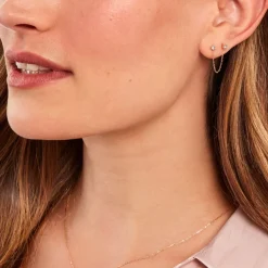 Bijou D'oreille Unitaire Godric Or Jaune Diamant-Histoire d'Or Sale