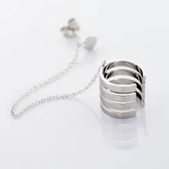 Bijou D'oreille Unitaire Trina Argent Blanc-Histoire d'Or Online