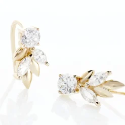 Bijoux D'oreilles Alexine Or Jaune Oxyde De Zirconium-Histoire d'Or Sale