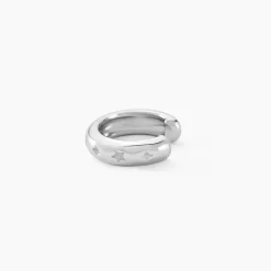 Bijoux D'oreilles Astre Precieux Argent Blanc Oxyde De Zirconium-Histoire d'Or Clearance