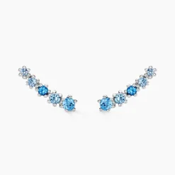 Bijoux D'oreilles Elorine Argent Blanc Oxyde De Zirconium-Histoire d'Or