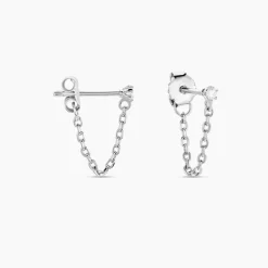 Bijoux D'oreilles Fantaisia Argent Blanc Oxyde De Zirconium-Histoire d'Or Clearance