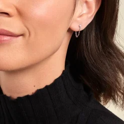 Bijoux D'oreilles Fantaisia Argent Blanc Oxyde De Zirconium-Histoire d'Or Clearance