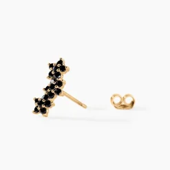 Bijoux D'oreilles Midnight Royalty Plaqué Or Jaune Oxyde De Zirconium-Histoire d'Or Sale