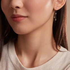 Bijoux D'oreilles Or Jaune Eclat D'etoile Oxyde De Zirconium-Histoire d'Or New