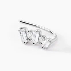 Bijoux D'oreilles Zachary Or Blanc Diamant Synthétique-Histoire d'Or Best