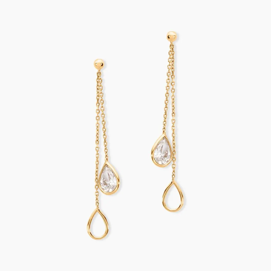 Histoire d'Or Bo Pendantes Or Jaune Emerika Oxyde De Zirconium