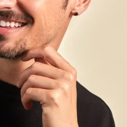 Boucle D'oreille Puce Unitaire Adam Plaqué Or Jaune Oxyde De Zirconium-Histoire d'Or Outlet