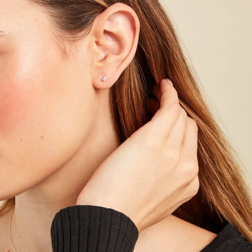Boucle D'oreille Puce Unitaire Victoria-Histoire d'Or