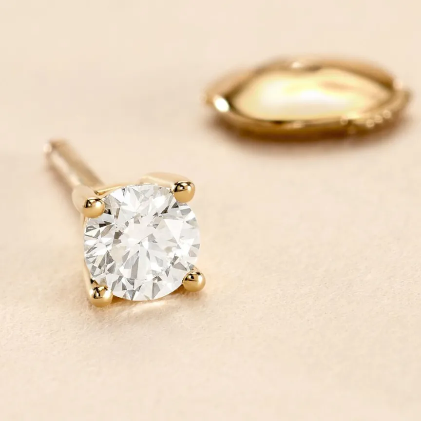 Boucle D'oreille Puce Unitaire Victoria-Histoire d'Or