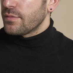 Boucle D'oreille Puce Unitaire Paco Argent Blanc Oxyde De Zirconium-Histoire d'Or Discount