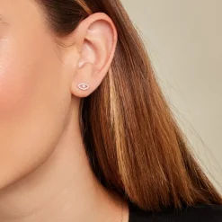 Boucles D'oreille Puce Unitaire Oya Or Jaune Oxyde De Zirconium-Histoire d'Or Clearance