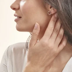 Boucles D'oreilles Argent Blanc Franjo Ambre-Histoire d'Or Sale