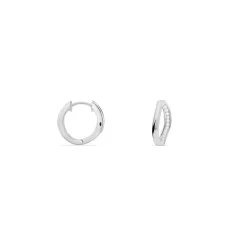 Boucles D'oreilles Celimene Rondes Argent Blanc Oxyde De Zirconium-Histoire d'Or Online