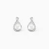 Boucles D'oreilles Davy Or Blanc Perle De Culture Oxyde-Histoire d'Or Best