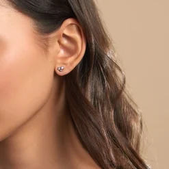 Boucles D'oreilles Dépareillées Printemps Précieux Or Jaune Améthyste-Histoire d'Or Discount