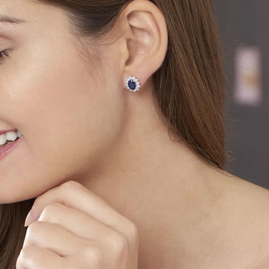 Histoire d'Or Boucles D'oreilles Diamants