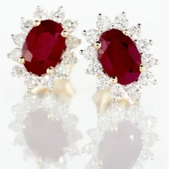 Histoire d'Or Boucles D'oreilles Diamants