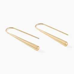 Boucles D'oreilles Pendantes Graham Plaqué Or Jaune-Histoire d'Or Best