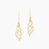 Boucles D'Oreilles Pendantes Suresh Or Jaune Oxyde De Zirconium-Histoire d'Or Hot