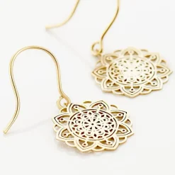 Boucles D'oreilles Pendantes Jovita Or Jaune-Histoire d'Or Sale