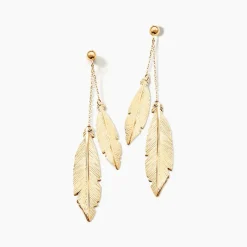 Boucles D'oreilles Pendantes Soline Or Jaune-Histoire d'Or