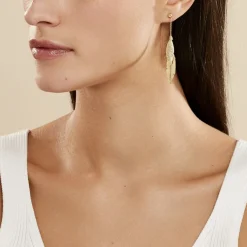 Boucles D'oreilles Pendantes Soline Or Jaune-Histoire d'Or