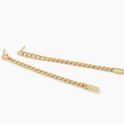 Boucles D'oreilles Pendantes Chain Or Jaune Topaze-Histoire d'Or Clearance
