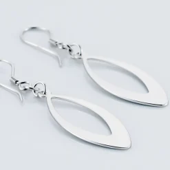Boucles D'oreilles Pendantes Andrienne Argent Blanc-Histoire d'Or Online