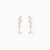 Boucles D'oreilles Pendantes Cegolene Or Jaune Oxyde De Zirconium-Histoire d'Or