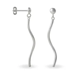 Boucles D'oreilles Pendantes Yaell Argent Blanc-Histoire d'Or Outlet