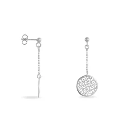 Boucles D'oreilles Pendantes Setti Argent Blanc-Histoire d'Or Discount