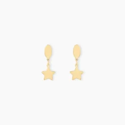 Boucles D'oreilles Pendantes Alphonsine Etoile Or Jaune-Histoire d'Or Best