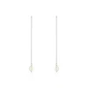 Boucles D'oreilles Pendantes Garance Argent Blanc Perle De Culture-Histoire d'Or Sale