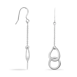 Boucles D'oreilles Pendantes Joy Argent Blanc-Histoire d'Or Outlet