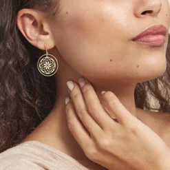 Boucles D'oreilles Pendantes Rosamund Or Jaune-Histoire d'Or Best