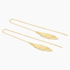 Histoire d'Or Boucles D'oreilles Pendantes Soline Or Jaune
