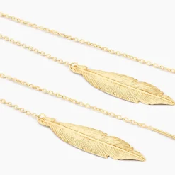 Histoire d'Or Boucles D'oreilles Pendantes Soline Or Jaune