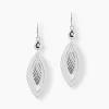 Boucles D'oreilles Pendantes Lucinda Argent Blanc-Histoire d'Or Discount