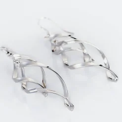 Boucles D'oreilles Pendantes Lisi Argent Blanc-Histoire d'Or New